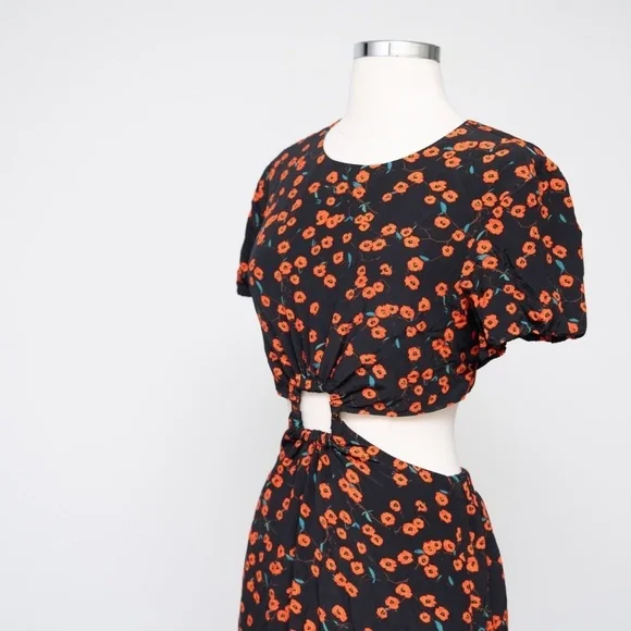 STAUD‎ | Calypso Poppy Cut-Out Dress - Picture 11 of 14